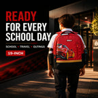 19-inch Kid’s School Bag – Spacious & Stylish with Car Design