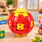 Transforming Spinner Flat Ball Toy with 360 Degree Spin for Kids and Desk Play