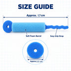 Heatless Foam Hair Rollers, Soft Bendable Hair Curlers Accessory (3 Pc Set)