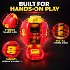 Transforming Spinner Flat Ball Toy with 360 Degree Spin for Kids and Desk Play
