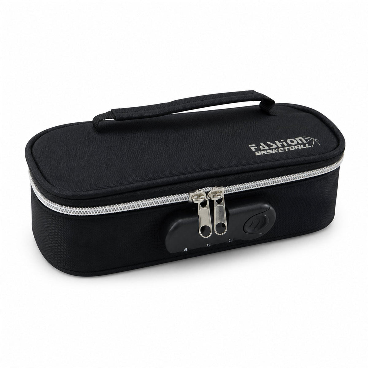 4 Layer Zipper Stationery Pouch Pencil Case with Combination Lock for Students