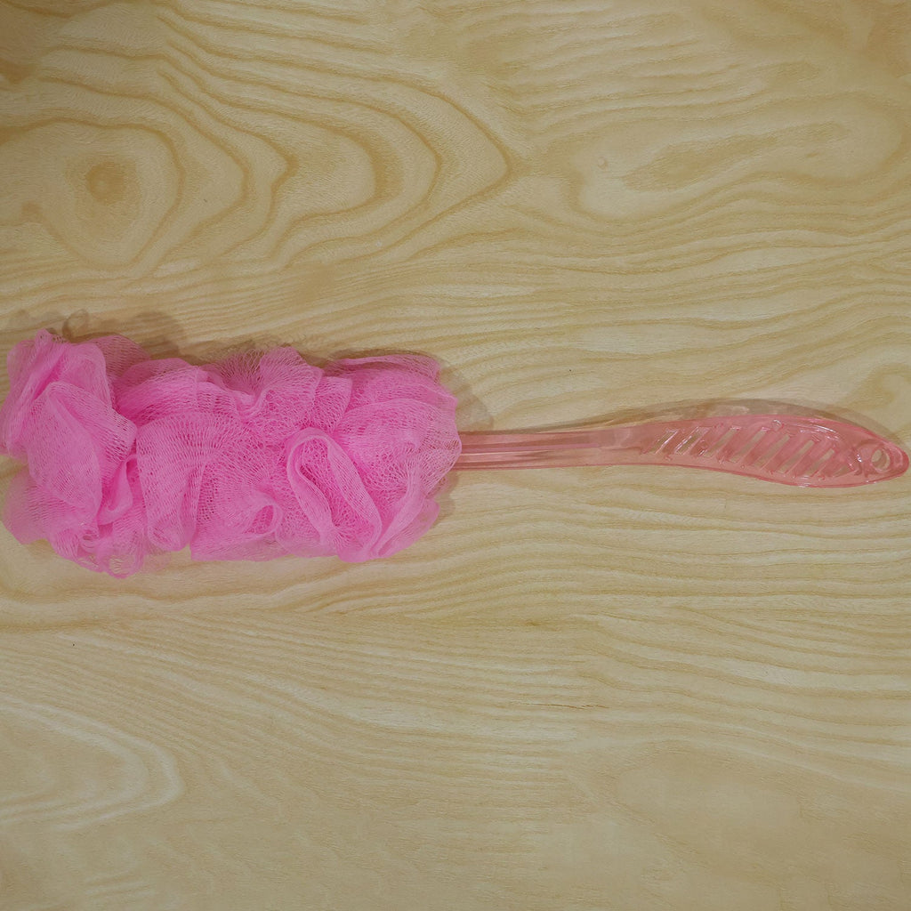 Long Handle Back Scrubber for Bathroom Shower, Body Loofah Brush 45 Cm (1 Pc)