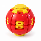 Transforming Spinner Flat Ball Toy with 360 Degree Spin for Kids and Desk Play