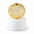 Ball shape decorative LED light on white background