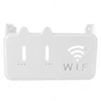 Plastic WiFi router stand on white background