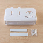 Router storage box with mounting accessories