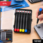 6 piece precision screwdriver kit SKU 16162
