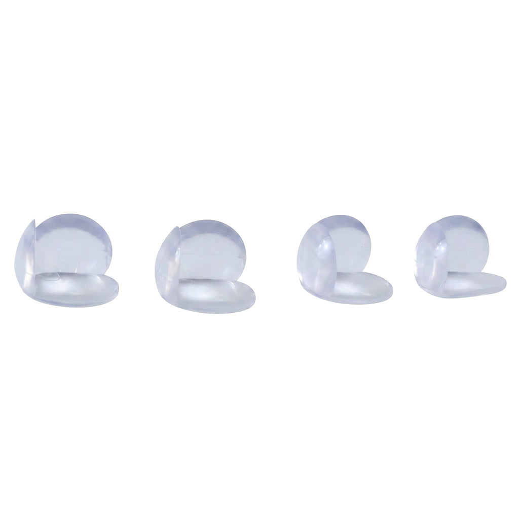 Table corner protectors on white background