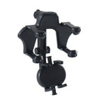 Plastic car phone holder white background