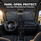 Car sun protection umbrella storage sleeve
