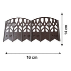 Plastic garden fence border panel dimensions