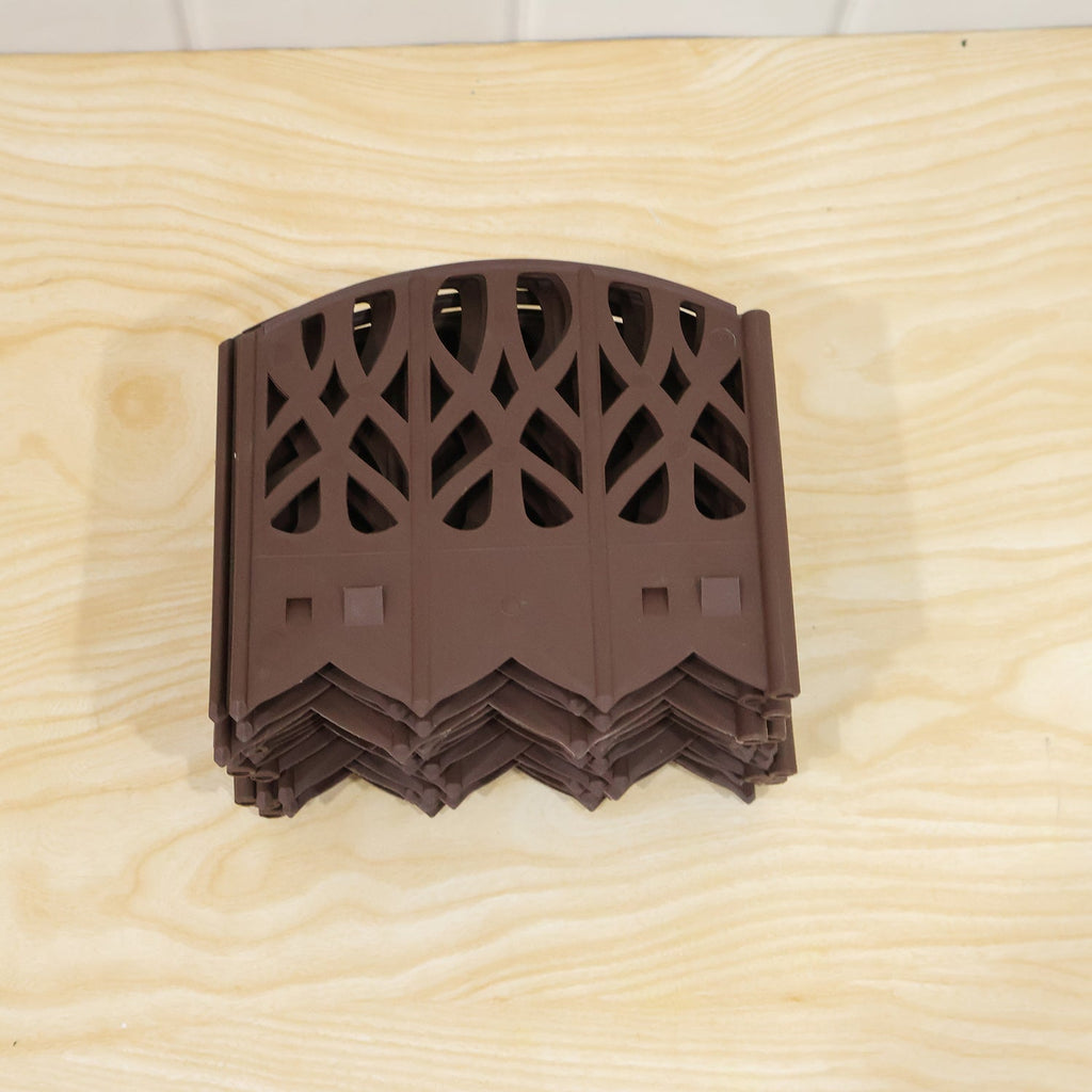Plastic decorative garden fence border live product image