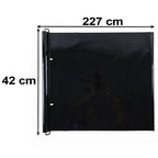 Retractable shade components