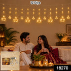 Diya light series with 12 diya shapes SKU 18270