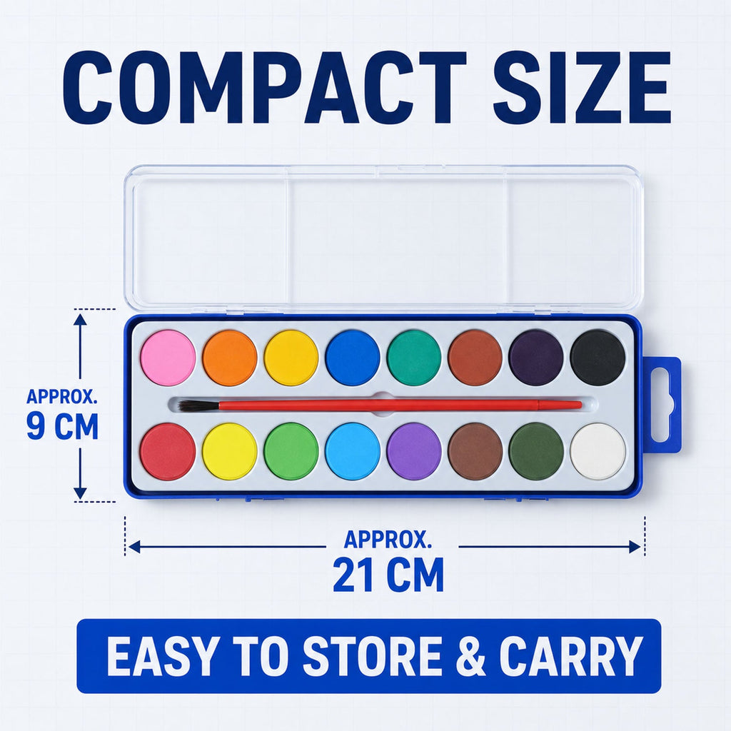 Watercolor set size guide