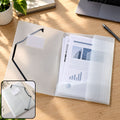Transparent file folder elastic band A4