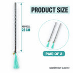 Steel dandiya stick product size guide