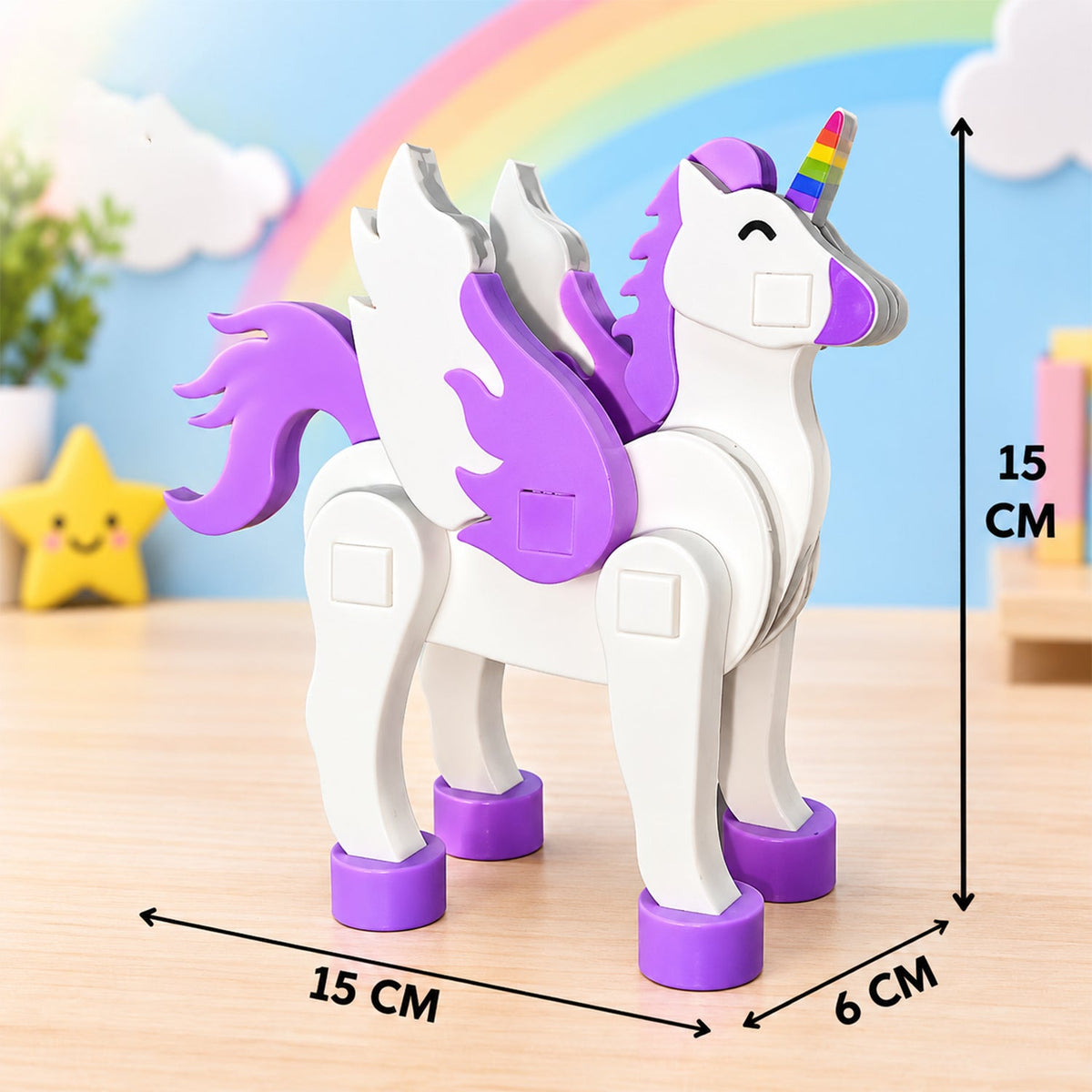 Unicorn puzzle size guide