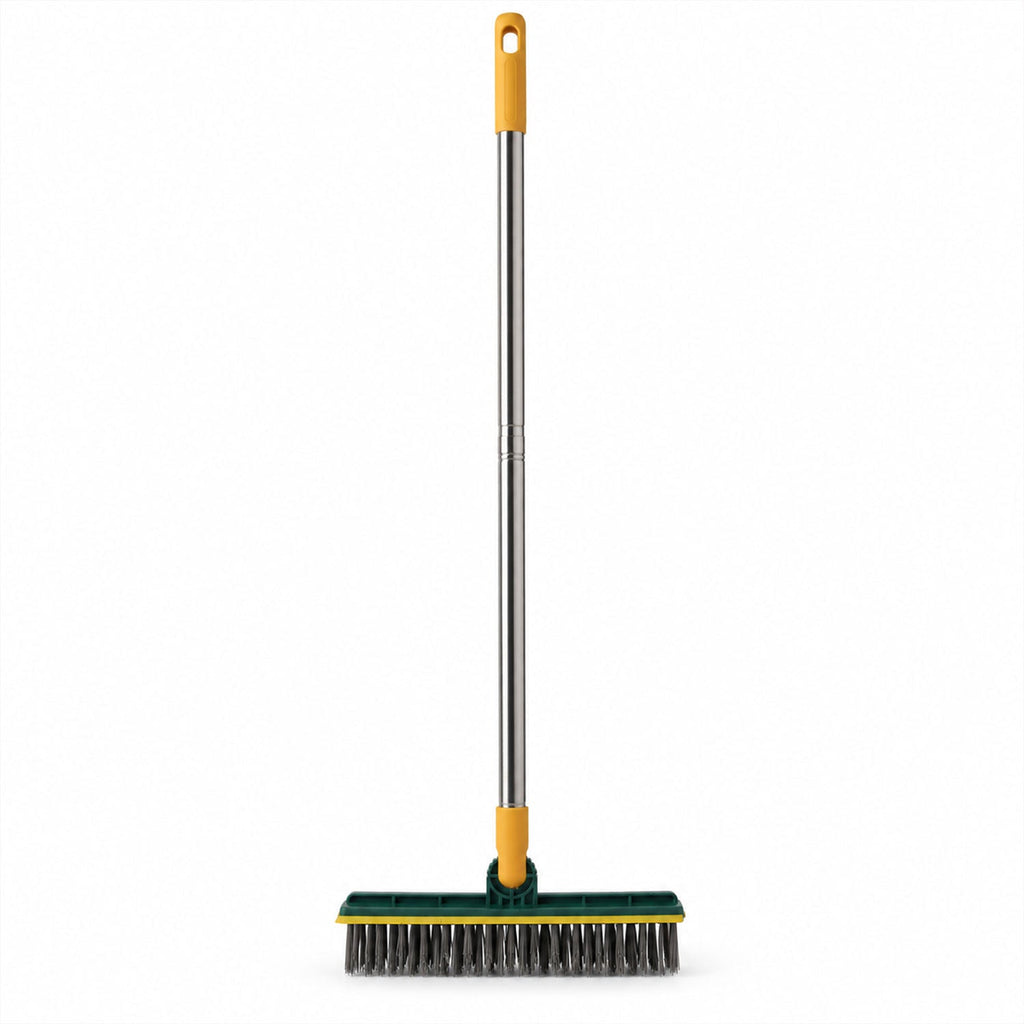Lightweight 2 in 1 Floor Scrub Brush with Wiper for Women, Easy Cleaning (1 Pc)