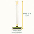 Lightweight 2 in 1 Floor Scrub Brush with Wiper for Women, Easy Cleaning (1 Pc)