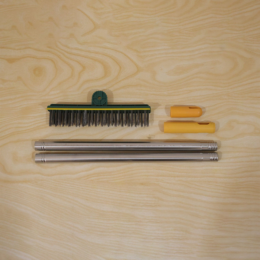 Lightweight 2 in 1 Floor Scrub Brush with Wiper for Women, Easy Cleaning (1 Pc)