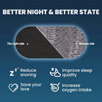 Mouth tape material and feature infographic
