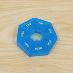 Weekly plastic pill box live product photo