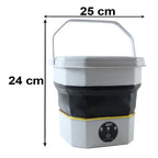 Folding washing machine size 24 cm by 25 cm