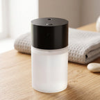 Compact desktop USB humidifier in use