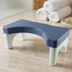 Squat stool in use for a natural seating posture