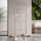 Five tier shoe rack on light background