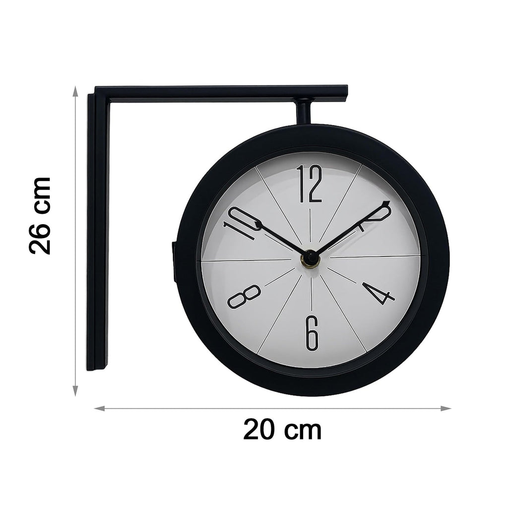 Wall clock size 26 by 20 cm