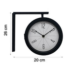 Wall clock size 26 by 20 cm