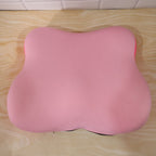 Live photo of memory foam chair back cushion