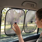 Car side window sun protection
