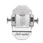 Suction cup shower holder on white background