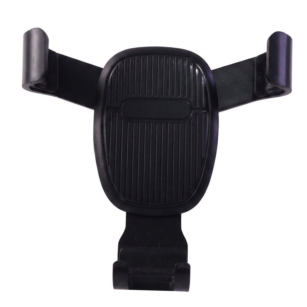Gravity car phone holder on white background