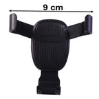 Gravity car phone holder size details