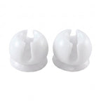 Toothbrush holder clips on white background