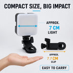 Compact camera LED light dimensions