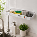 Drain rack holding washed vegetables
