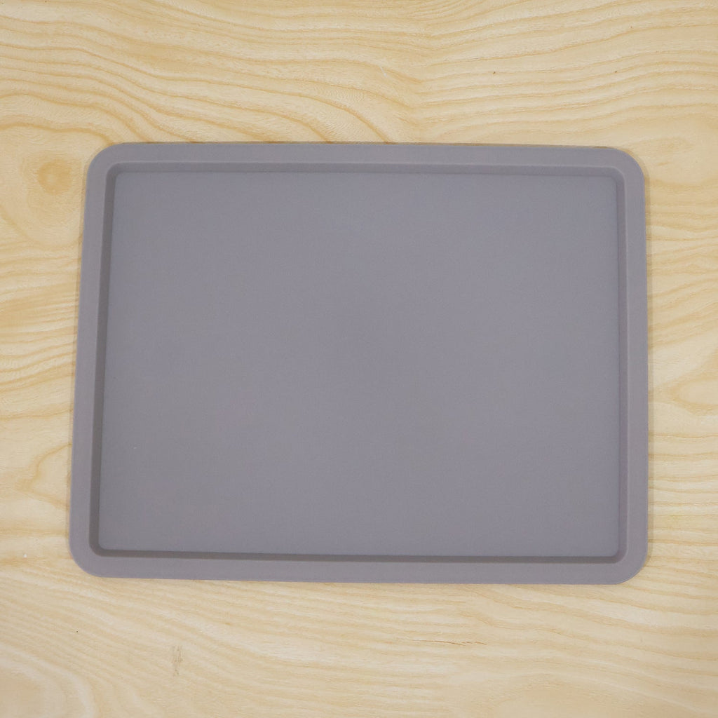 Live product photo of rectangular plastic tray