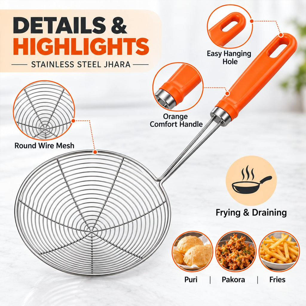 Strainer spoon mesh detail