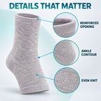 Ankle sleeve fabric detail