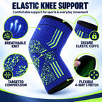 Compression knee brace pain relief
