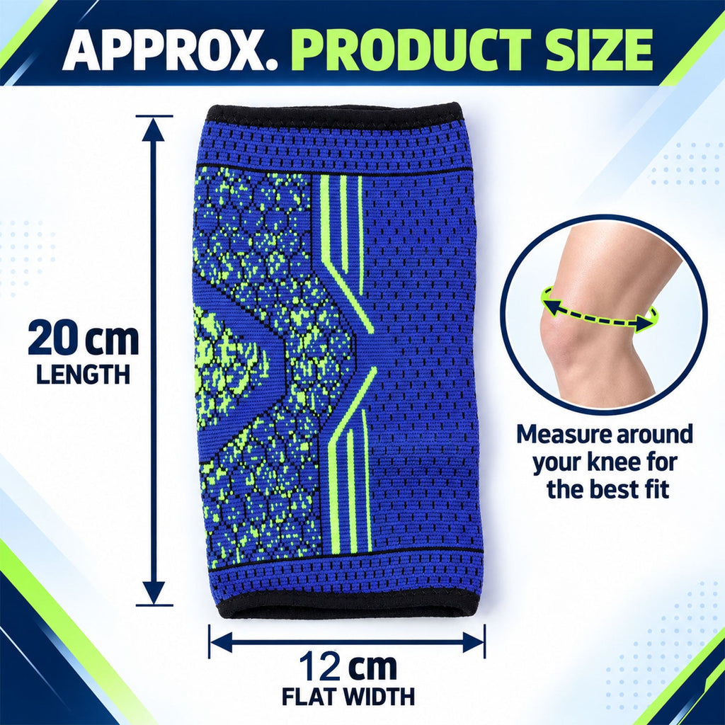 Knee sleeve size guide