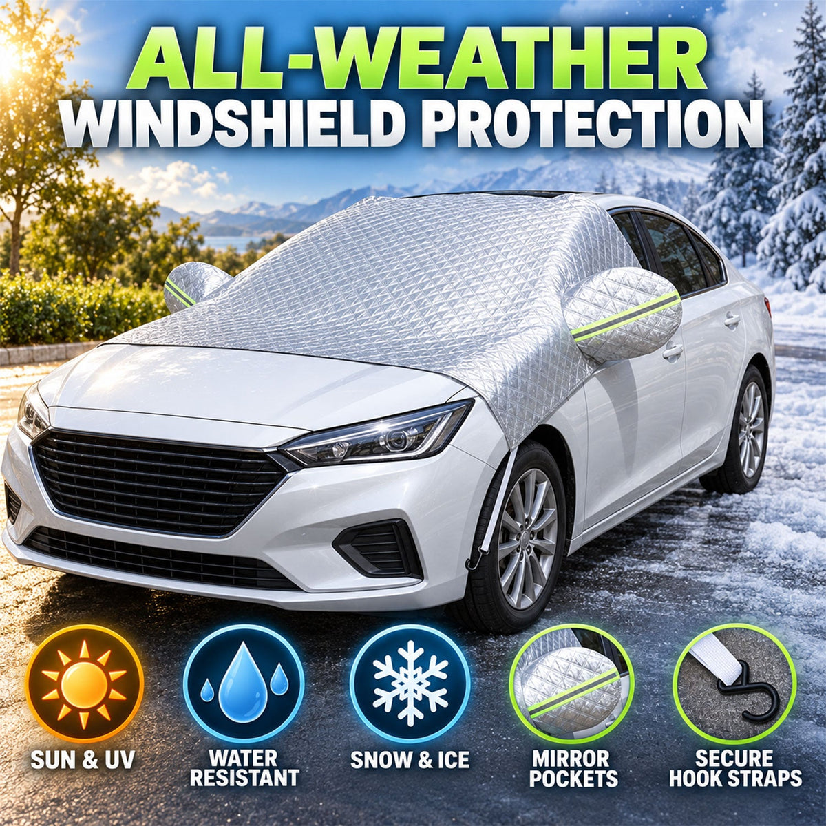 Windshield cover feature overview