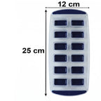 Ice cube tray size reference