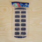Plastic ice cube tray live packed photo