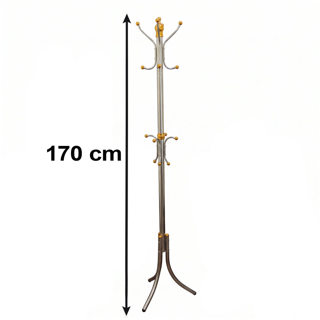 Multi Hook Metal Cloth Hanger Stand for Clothes Organisation at Home